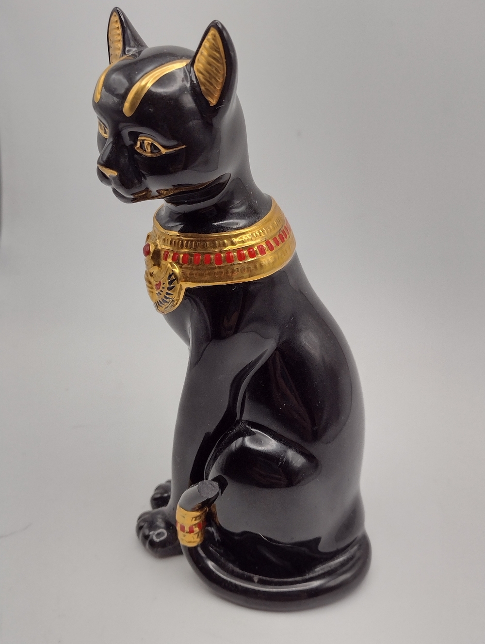 Lenox China Egyptian Cat Figurine 24k Gold Trim - Picture 2 of 6